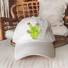 Prickly Pear Cactus Embroidery Design