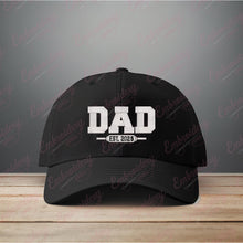 Dad 2025 Embroidery Design