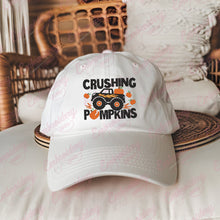 Crushing Pumpkins Thanksgiving Embroidery Design