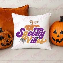 Spooky Vibes Pumpkin Halloween Embroidery Design