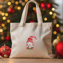Christmas Candy Cane Gnome Embroidery Design