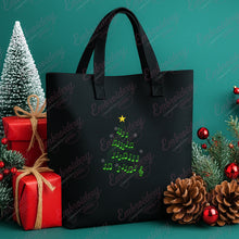 Musical Christmas Tree Embroidery Design