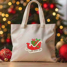 Christmas Sleigh With Presents Machine Embroidery Design