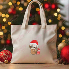 Christmas Sloth With Gift Embroidery Design