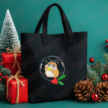 Cute Christmas Hamster Embroidery Design