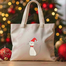 Cute Christmas Kitten Santa Hat Embroidery Design