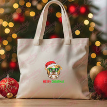 Festive Bulldog Fun Embroidery Design