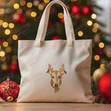 Greyhound Reindeer Christmas Embroidery Design
