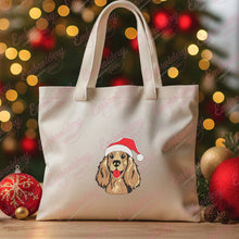 Cocker Spaniel Christmas Embroidery Design