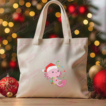 Axolotl Christmas Lights Embroidery Design