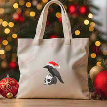 Christmas Raven Santa Embroidery Design