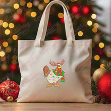 Christmas Chicken With Antlers Embroidery Design