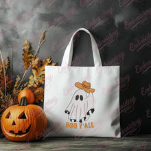 Howdy Boo Ghost Halloween Embroidery Design