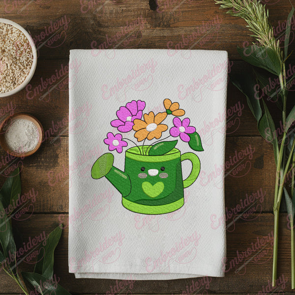 Gardening Embroidery Design