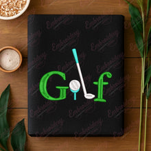 Golf Machine Embroidery Design