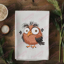 Grumpy Crazy Chicken Bird Embroidery Design