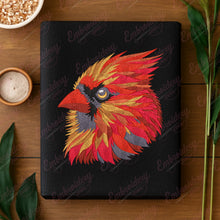 Colorful Cardinal Bird Embroidery Design