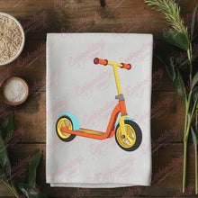 Children Scooter Embroidery Design