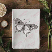 Moth With Eye Embroidery Design