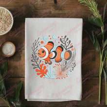 Tropical Fish Circle Machine Embroidery Design