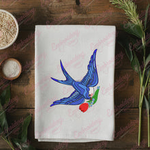 Bluebirds Embroidery Design