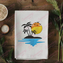 Summer Palm Tree Embroidery Design