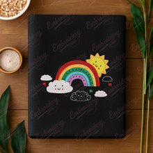 Cloud Rainbow Embroidery Design