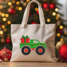 Christmas Monster Truck Embroidery Design