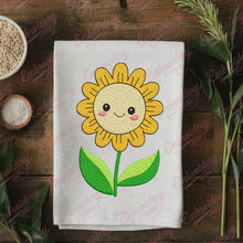 Cute Sunflower Embroidery Design