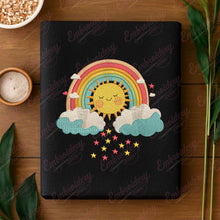 Happy Sun and Rainbow Embroidery Design