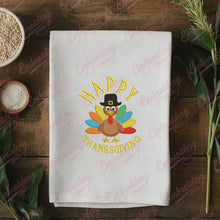 Cute Happy Thanksgiving Turkey Embroidery Pattern