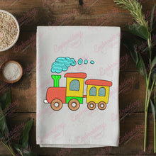 Toy Train Embroidery Design For Kids