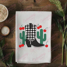 Western Cowgirl Boot Embroidery Design