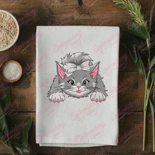 Funny Cat Embroidery Design