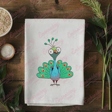 Cute Peacock Bird Embroidery Design