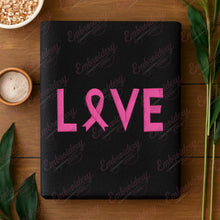 Breast Cancer Love Embroidery Design