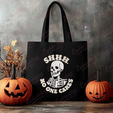 Shhh No One Cares Halloween Embroidery Design