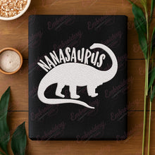 Nanasaurus Funny Dinosaur Embroidery Design