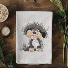 Shih Tzu Dog Embroidery Design