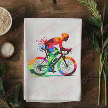 Bike Rider Bicyclist Embroidery Design