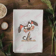 Lively Crazy Dog Embroidery Digital File