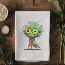 Unique Crazy Bird Cartoon Embroidery Design