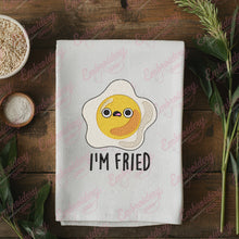 I'm Fried Funny Fried Egg Embroidery Design