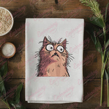 Funny Face Cartoon Cat Embroidery Design