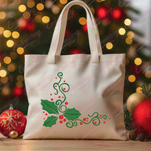Christmas Holly Embroidery Design