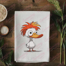 Cartoon Duck With Big Eyes Embroidery Design