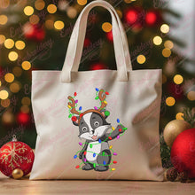 Christmas Reindeer Raccoon Embroidery Design