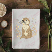 Sea Otter Embroidery Design