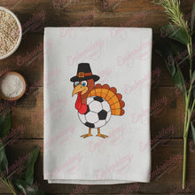 Soccer Turkey Thanksgiving Embroidery Design