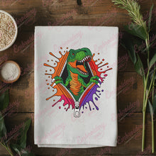 T-Rex Dinosaur Zipper Embroidery Design